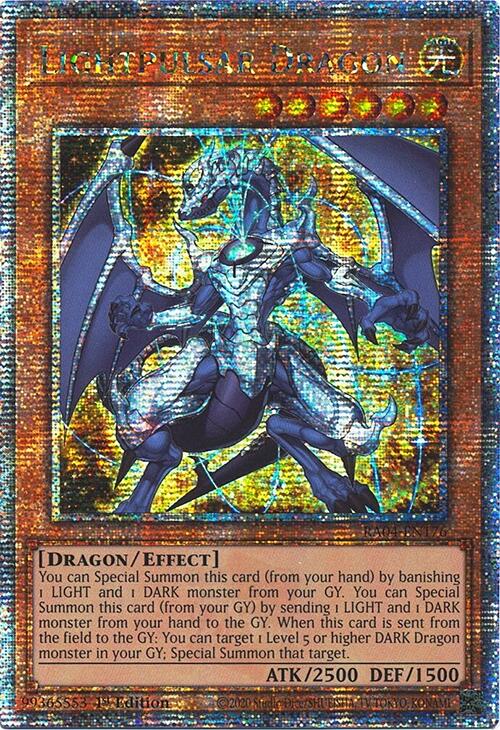 Lightpulsar Dragon [RA04-EN176] Quarter Century Secret Rare | Fandemonia Ltd