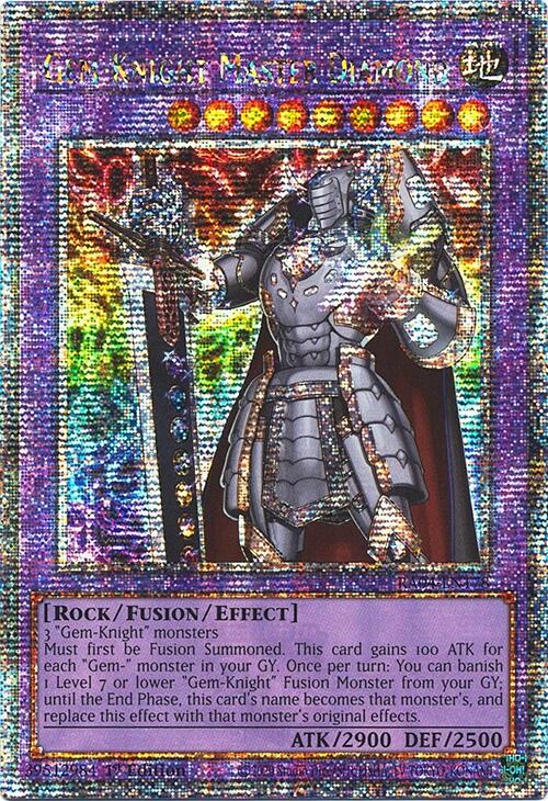 Gem-Knight Master Diamond [RA04-EN178] Quarter Century Secret Rare | Fandemonia Ltd
