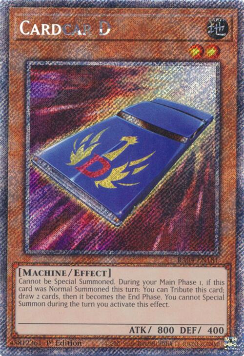 Cardcar D [RA04-EN181] Platinum Secret Rare | Fandemonia Ltd