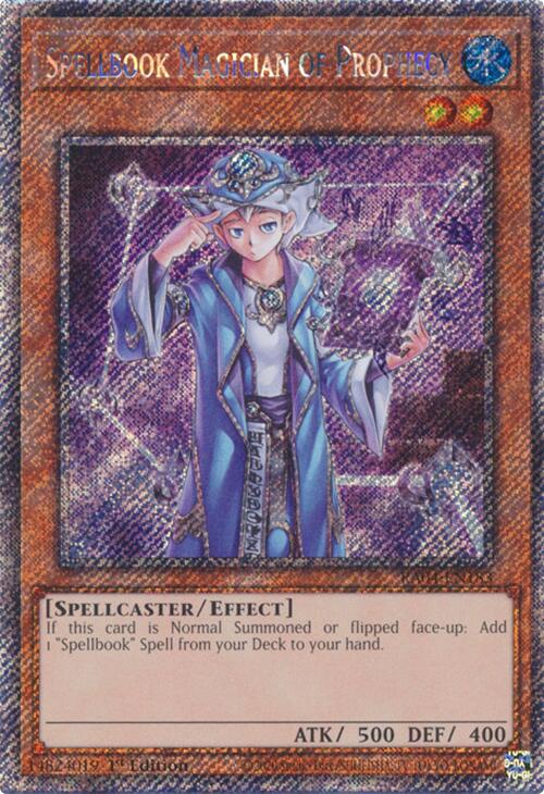 Spellbook Magician of Prophecy [RA04-EN183] Platinum Secret Rare | Fandemonia Ltd