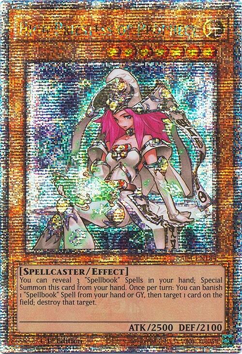High Priestess of Prophecy [RA04-EN184] Quarter Century Secret Rare | Fandemonia Ltd