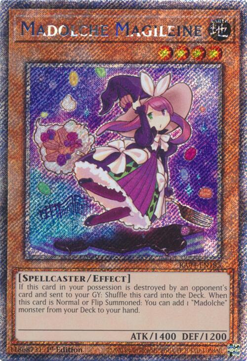 Madolche Magileine [RA04-EN185] Platinum Secret Rare | Fandemonia Ltd