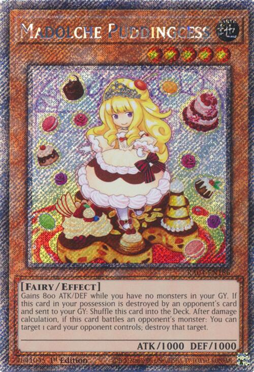 Madolche Puddingcess [RA04-EN186] Platinum Secret Rare | Fandemonia Ltd