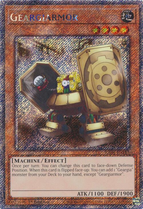 Geargiarmor [RA04-EN187] Platinum Secret Rare | Fandemonia Ltd