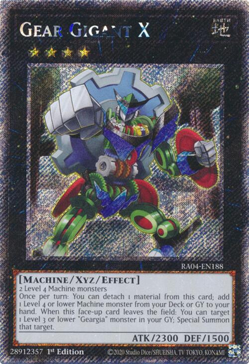 Gear Gigant X [RA04-EN188] Platinum Secret Rare | Fandemonia Ltd