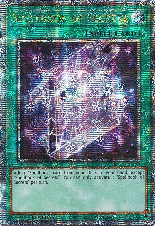 Spellbook of Secrets [RA04-EN189] Quarter Century Secret Rare | Fandemonia Ltd
