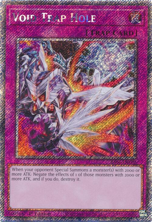 Void Trap Hole [RA04-EN190] Platinum Secret Rare | Fandemonia Ltd