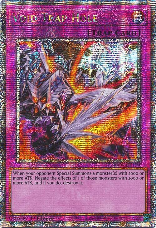 Void Trap Hole [RA04-EN190] Quarter Century Secret Rare | Fandemonia Ltd