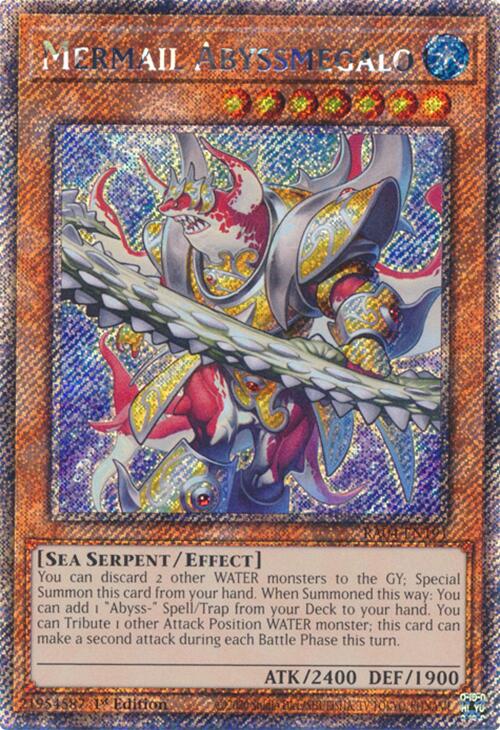 Mermail Abyssmegalo [RA04-EN191] Platinum Secret Rare | Fandemonia Ltd