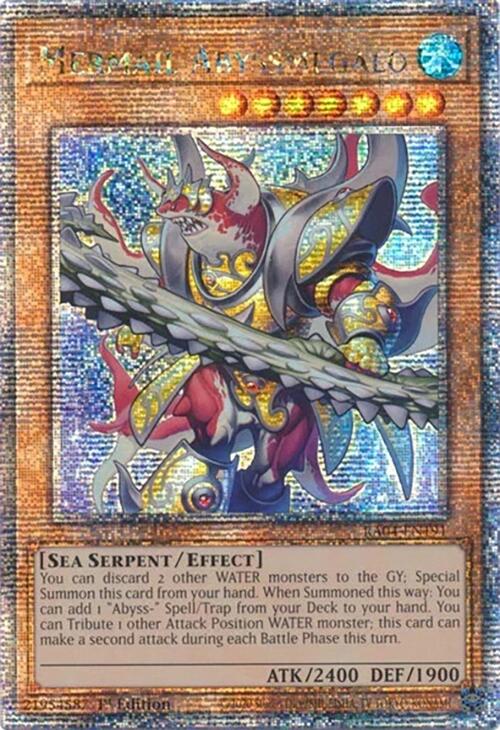 Mermail Abyssmegalo [RA04-EN191] Quarter Century Secret Rare | Fandemonia Ltd