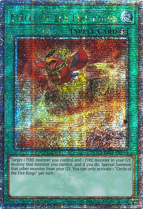 Circle of the Fire Kings [RA04-EN195] Quarter Century Secret Rare | Fandemonia Ltd