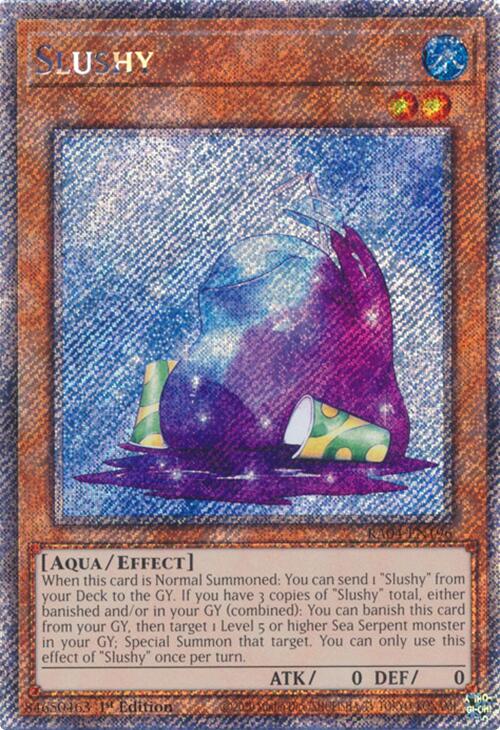 Slushy [RA04-EN196] Platinum Secret Rare | Fandemonia Ltd