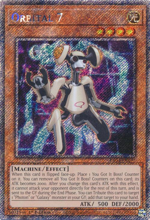 Orbital 7 [RA04-EN197] Platinum Secret Rare | Fandemonia Ltd