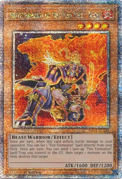Brotherhood of the Fire Fist - Bear [RA04-EN198] Quarter Century Secret Rare | Fandemonia Ltd