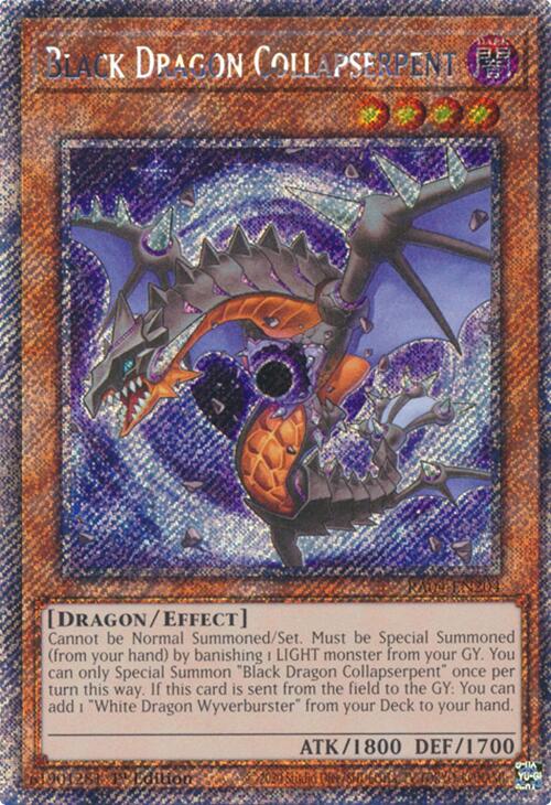Black Dragon Collapserpent [RA04-EN204] Platinum Secret Rare | Fandemonia Ltd