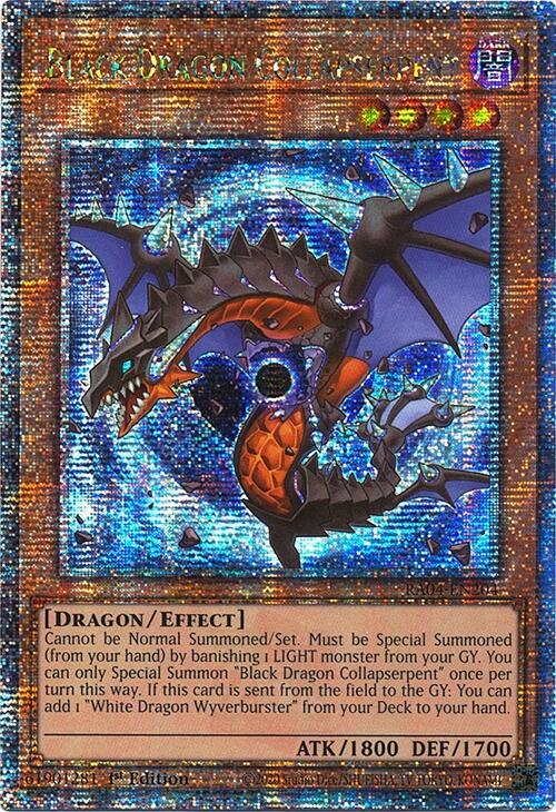 Black Dragon Collapserpent [RA04-EN204] Quarter Century Secret Rare | Fandemonia Ltd