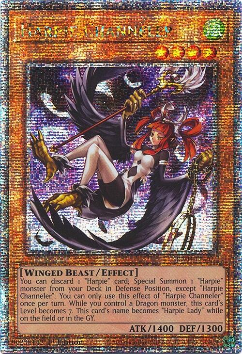 Harpie Channeler [RA04-EN207] Quarter Century Secret Rare | Fandemonia Ltd