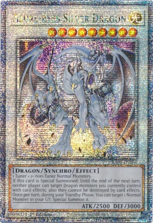 Azure-Eyes Silver Dragon [RA04-EN208] Quarter Century Secret Rare | Fandemonia Ltd