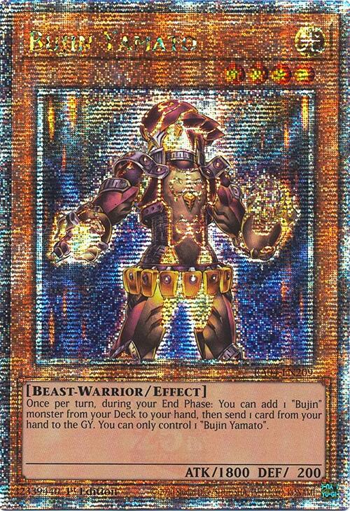 Bujin Yamato [RA04-EN209] Quarter Century Secret Rare | Fandemonia Ltd
