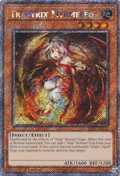 Traptrix Myrmeleo [RA04-EN210] Platinum Secret Rare | Fandemonia Ltd