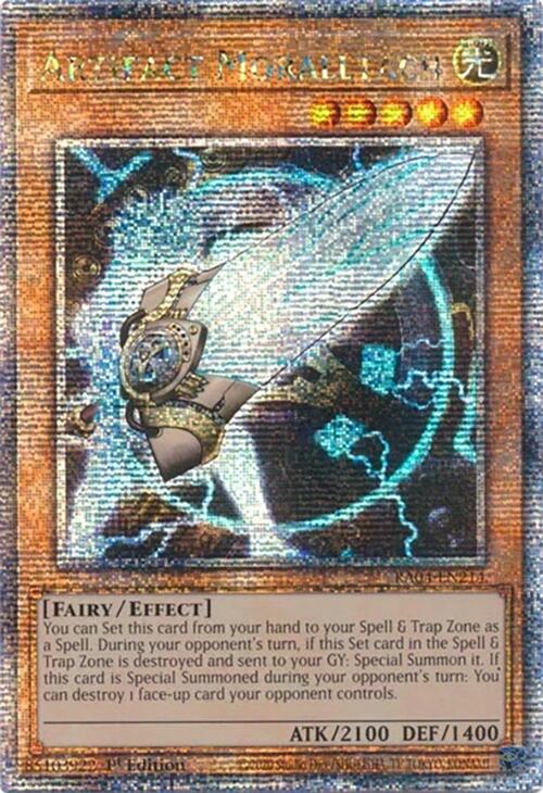 Artifact Moralltach [RA04-EN214] Quarter Century Secret Rare | Fandemonia Ltd