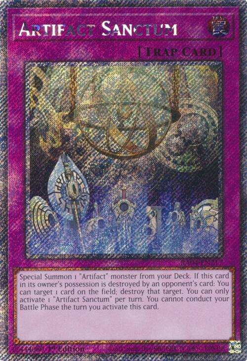 Artifact Sanctum [RA04-EN217] Platinum Secret Rare | Fandemonia Ltd