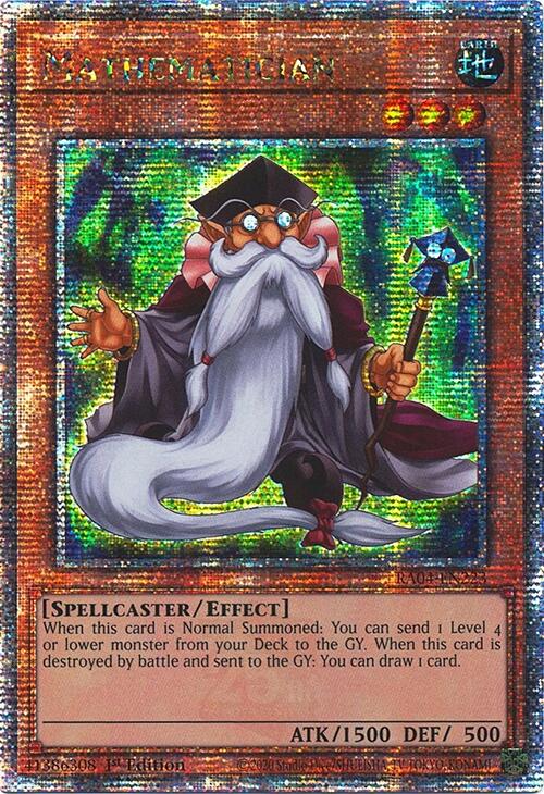 Mathematician [RA04-EN223] Quarter Century Secret Rare | Fandemonia Ltd