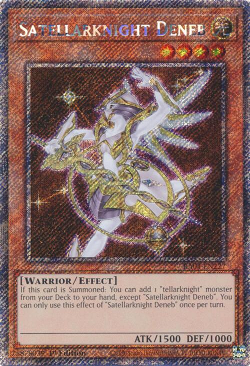 Satellarknight Deneb [RA04-EN227] Platinum Secret Rare | Fandemonia Ltd