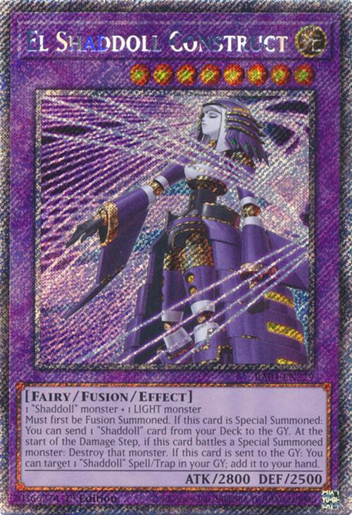 El Shaddoll Construct (Alternate Art) [RA04-EN229] Platinum Secret Rare | Fandemonia Ltd