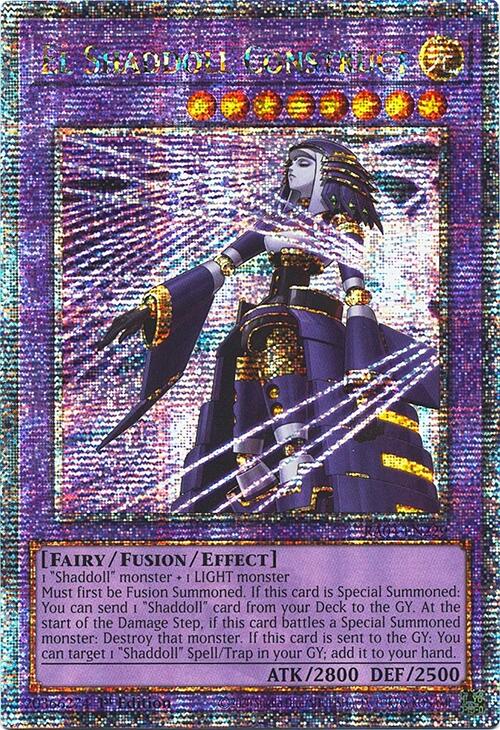 El Shaddoll Construct (Alternate Art) [RA04-EN229] Quarter Century Secret Rare | Fandemonia Ltd
