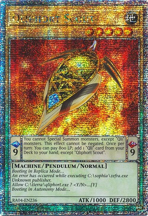 Qliphort Scout [RA04-EN236] Quarter Century Secret Rare | Fandemonia Ltd