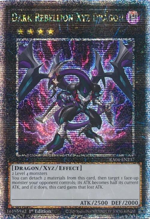 Dark Rebellion Xyz Dragon [RA04-EN237] Quarter Century Secret Rare | Fandemonia Ltd