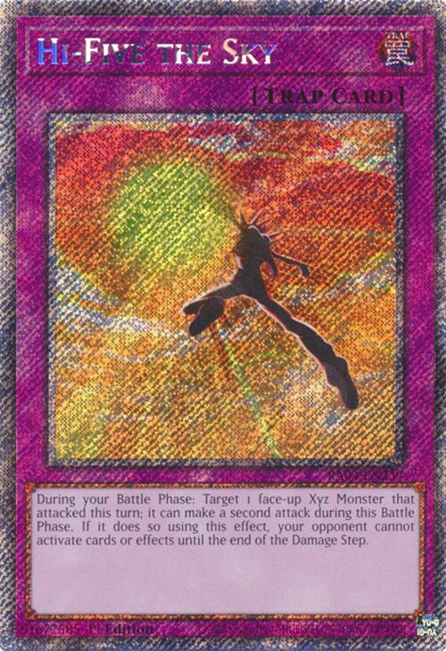 Hi-Five the Sky [RA04-EN239] Platinum Secret Rare | Fandemonia Ltd