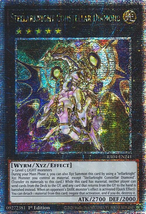 Stellarknight Constellar Diamond [RA04-EN241] Quarter Century Secret Rare | Fandemonia Ltd