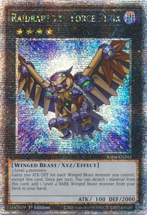 Raidraptor - Force Strix [RA04-EN243] Quarter Century Secret Rare | Fandemonia Ltd