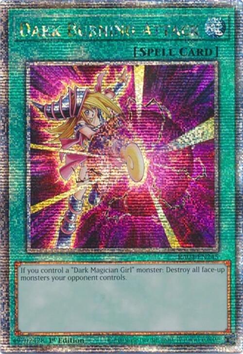 Dark Burning Attack [RA04-EN245] Quarter Century Secret Rare | Fandemonia Ltd