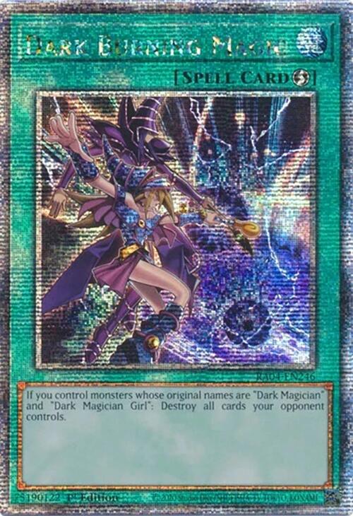 Dark Burning Magic [RA04-EN246] Quarter Century Secret Rare | Fandemonia Ltd