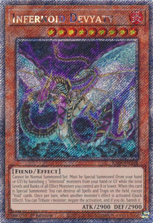 Infernoid Devyaty [RA04-EN248] Platinum Secret Rare | Fandemonia Ltd