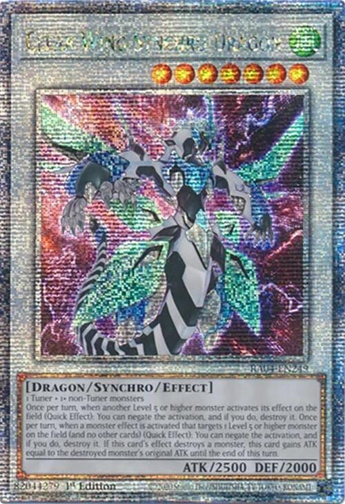 Clear Wing Synchro Dragon [RA04-EN249] Quarter Century Secret Rare | Fandemonia Ltd