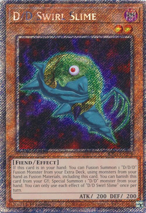 D/D Swirl Slime [RA04-EN258] Platinum Secret Rare | Fandemonia Ltd