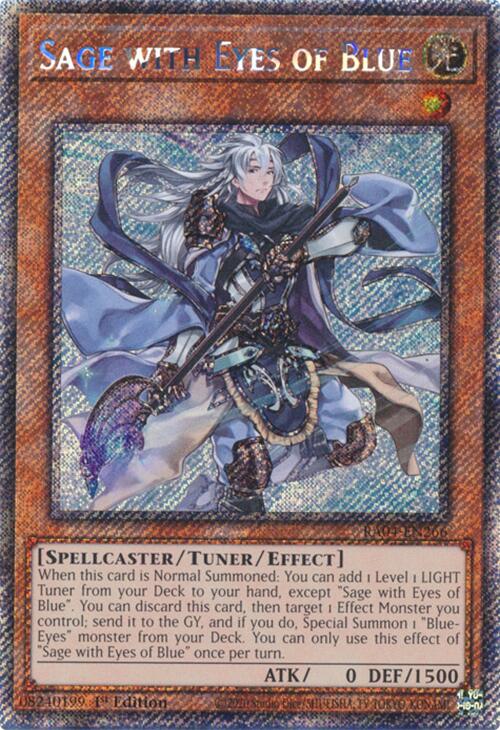 Sage with Eyes of Blue [RA04-EN266] Platinum Secret Rare | Fandemonia Ltd