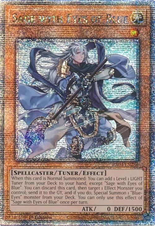 Sage with Eyes of Blue [RA04-EN266] Quarter Century Secret Rare | Fandemonia Ltd