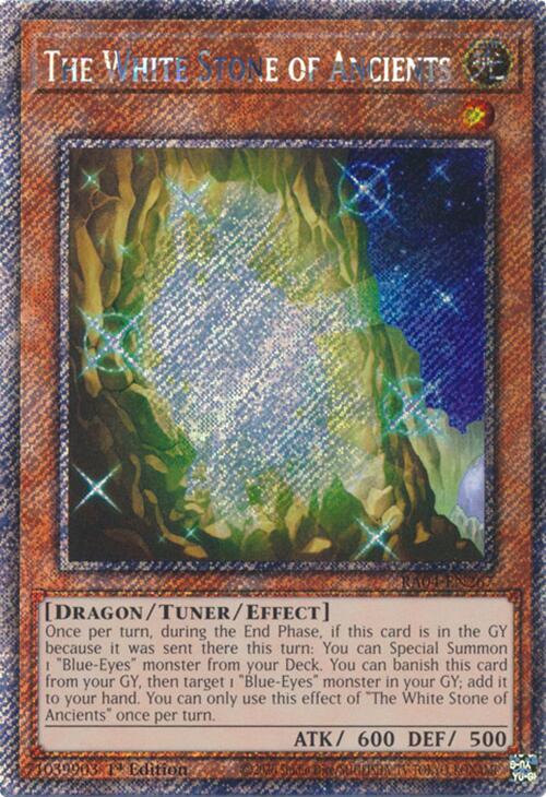 The White Stone of Ancients [RA04-EN267] Platinum Secret Rare | Fandemonia Ltd