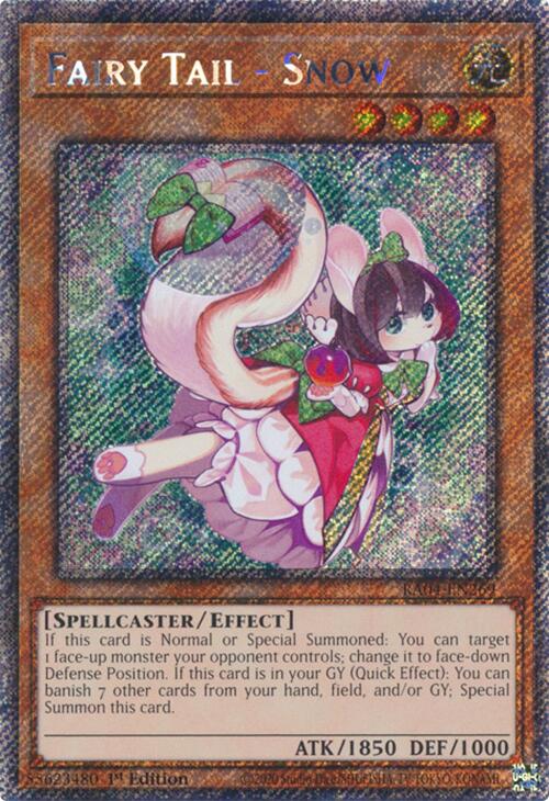 Fairy Tail - Snow [RA04-EN269] Platinum Secret Rare | Fandemonia Ltd
