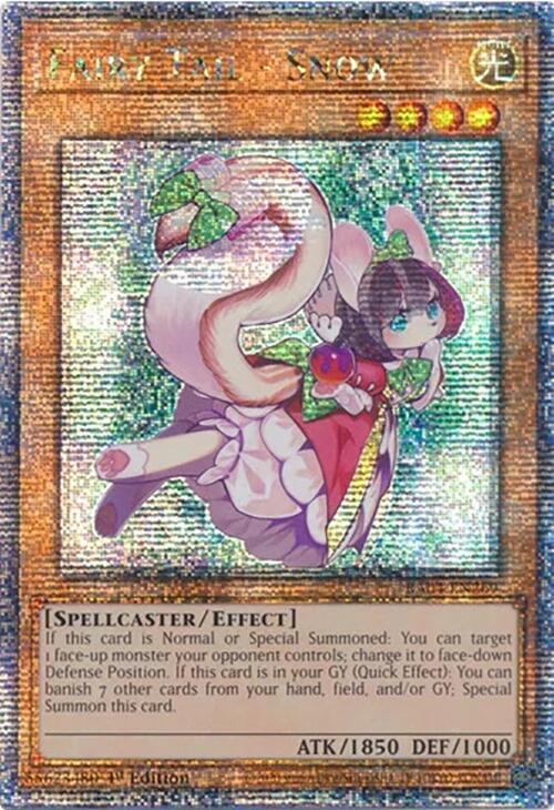 Fairy Tail - Snow [RA04-EN269] Quarter Century Secret Rare | Fandemonia Ltd