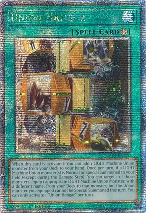 Union Hangar [RA04-EN270] Quarter Century Secret Rare | Fandemonia Ltd