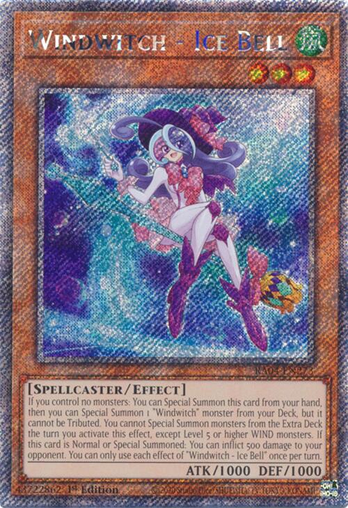 Windwitch - Ice Bell [RA04-EN273] Platinum Secret Rare | Fandemonia Ltd