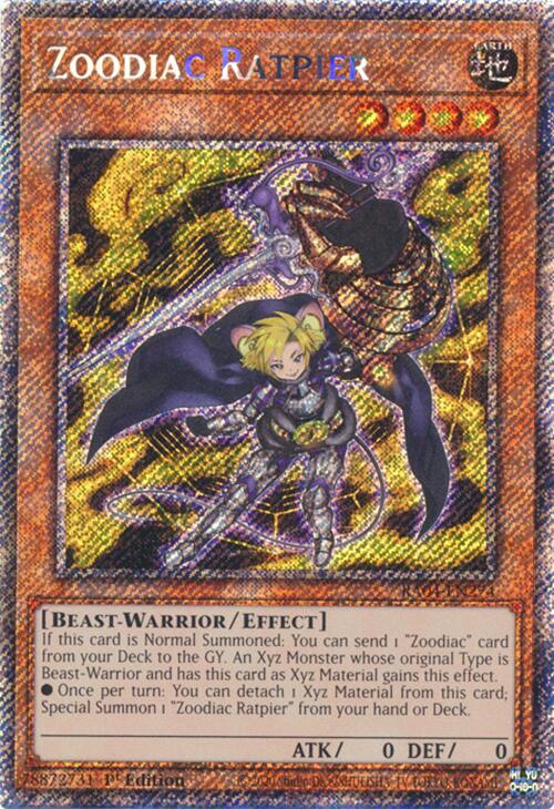 Zoodiac Ratpier [RA04-EN274] Platinum Secret Rare | Fandemonia Ltd