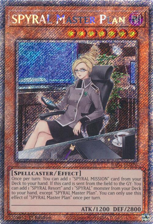 SPYRAL Master Plan [RA04-EN276] Platinum Secret Rare | Fandemonia Ltd