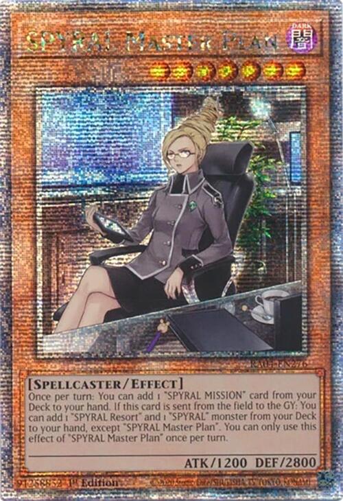 SPYRAL Master Plan [RA04-EN276] Quarter Century Secret Rare | Fandemonia Ltd